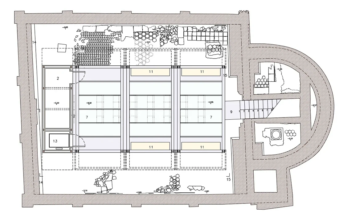 Chiesa di S. Croce, complesso monumentale di S. Vitale Galla Placidia - allestimento di uno spazio museale e per accoglienza turistica