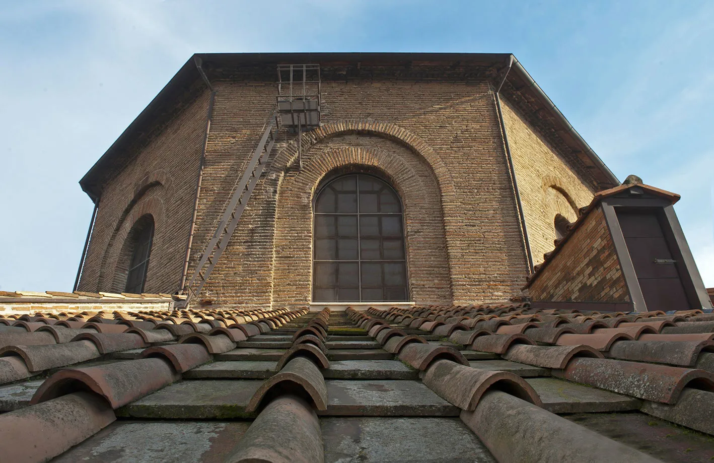 Basilica di S. Vitale - sec. VI - Restauro del tetto del tiburio e dei manti di copertura