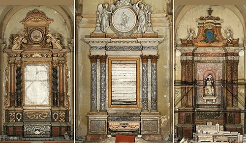 Chiesa di S. Domenico (sec. XIII - sec. XVII) - G.Contini - Restauro dei sei altari laterali