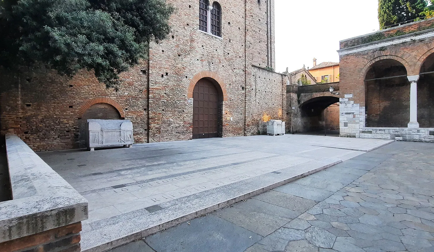 Sagrato della Basilica di San Francesco - sistemazione e pavimentazione