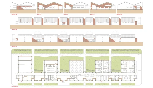 Centro operativo di impresa edile e impianto produttivo