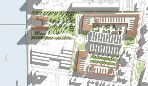 Masterplan per area di riqualificazione urbana comparti 8/9 dx POC Darsena